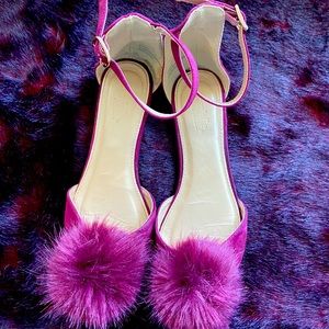 Charlotte Russe Pom Pom Flats